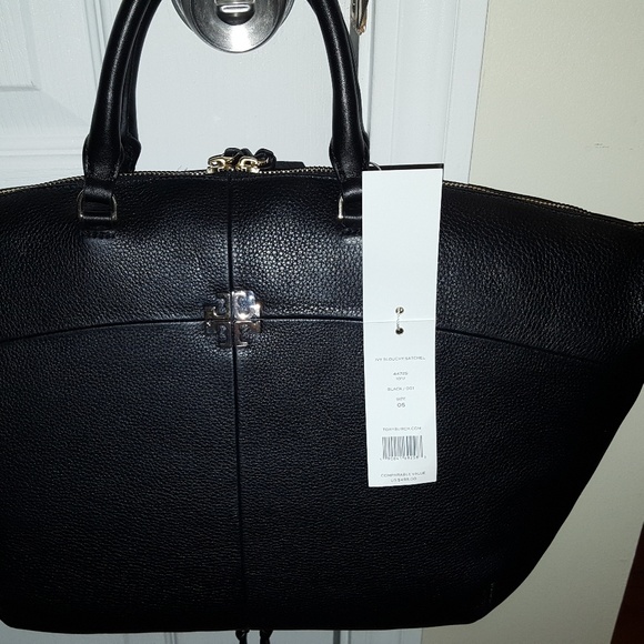 Black TORI BURCH satchel crossbody